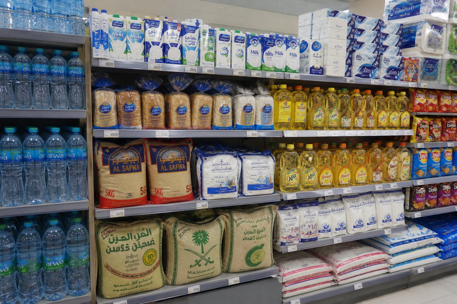 Retail shelf and counter